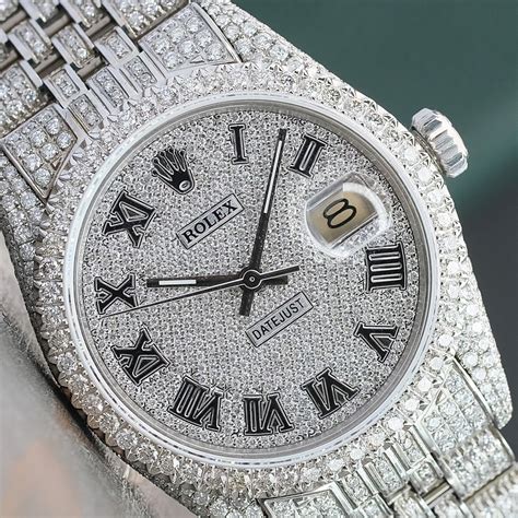 rolex iced out watch price|rolex iced out numbers.